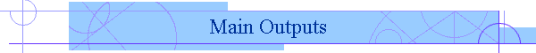 Main Outputs
